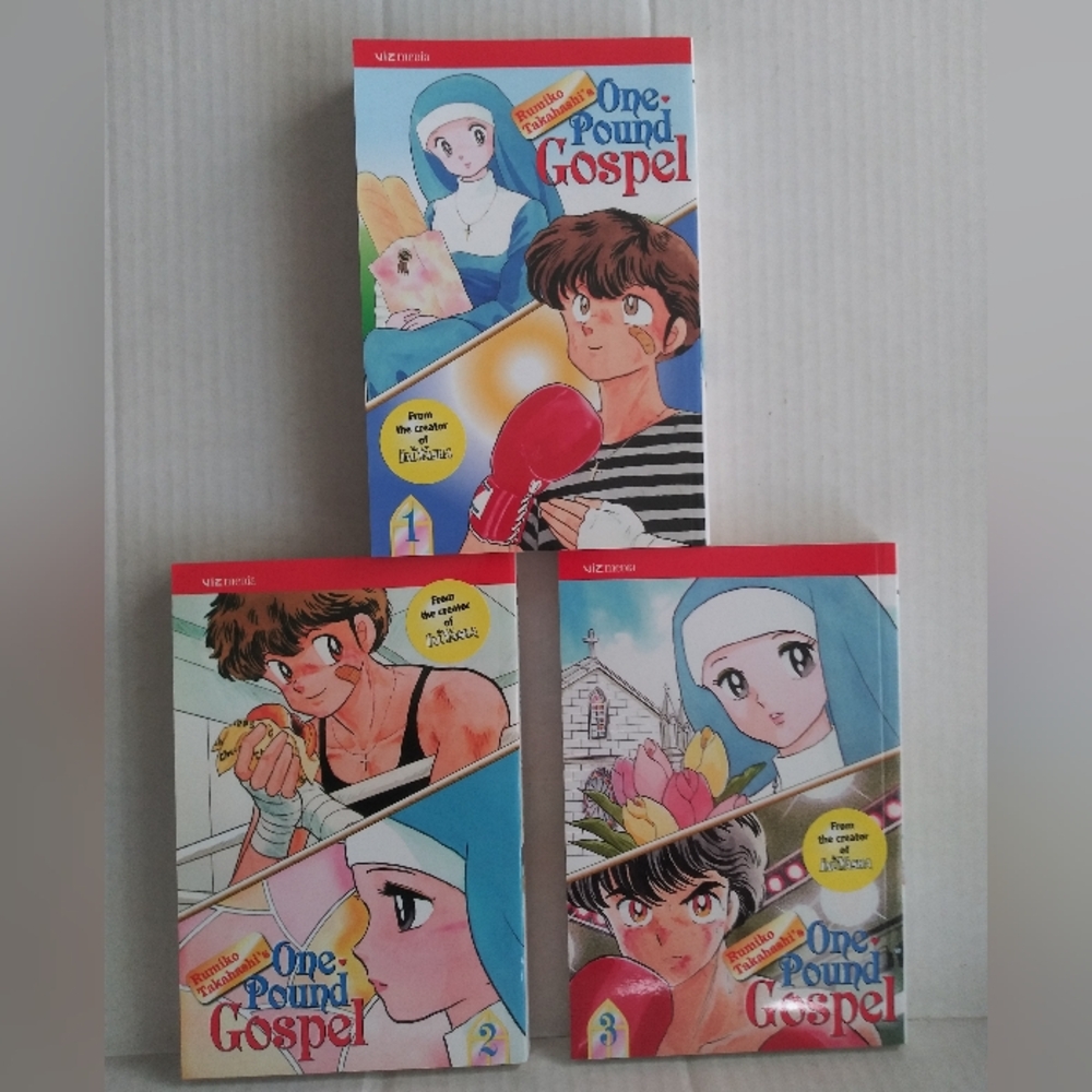 One Pound Gospel Volume 1 ,2 & 3 by Rumiko Takahashi English Manga Book